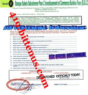 BSIC OFFICIAL DOCUMENT